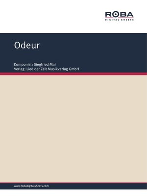 cover image of Odeur